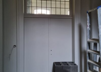 Fermeture d'une porte existante - avant